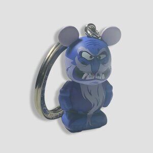 NWOT Disney Vinylmation Jr Keychain Aladdin Cave of Wonders Jafar Old Man Purple